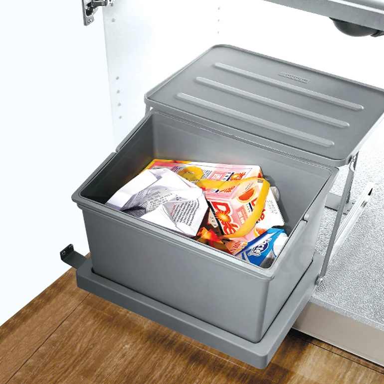 Thùng Đựng Rác Ray Âm Giảm Chấn 2 Khoang C1A06-145